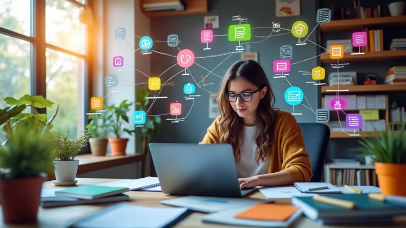 Apprentissage : Découvrez comment la carte mentale peut transformer votre manière d’étudier