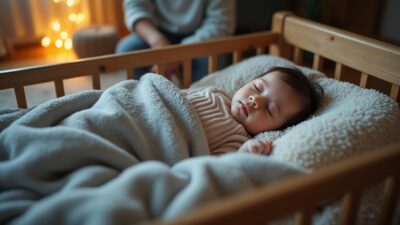 Endormissement autonome sans pleurs : méthodes douces (pause progressive, présence parentale)