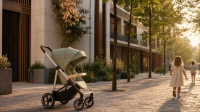 Nuna X BMW : une collaboration urbaine pour une poussette élégante et moderne