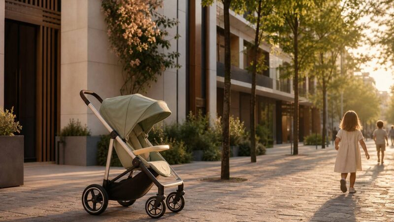 Nuna X BMW : une collaboration urbaine pour une poussette élégante et moderne