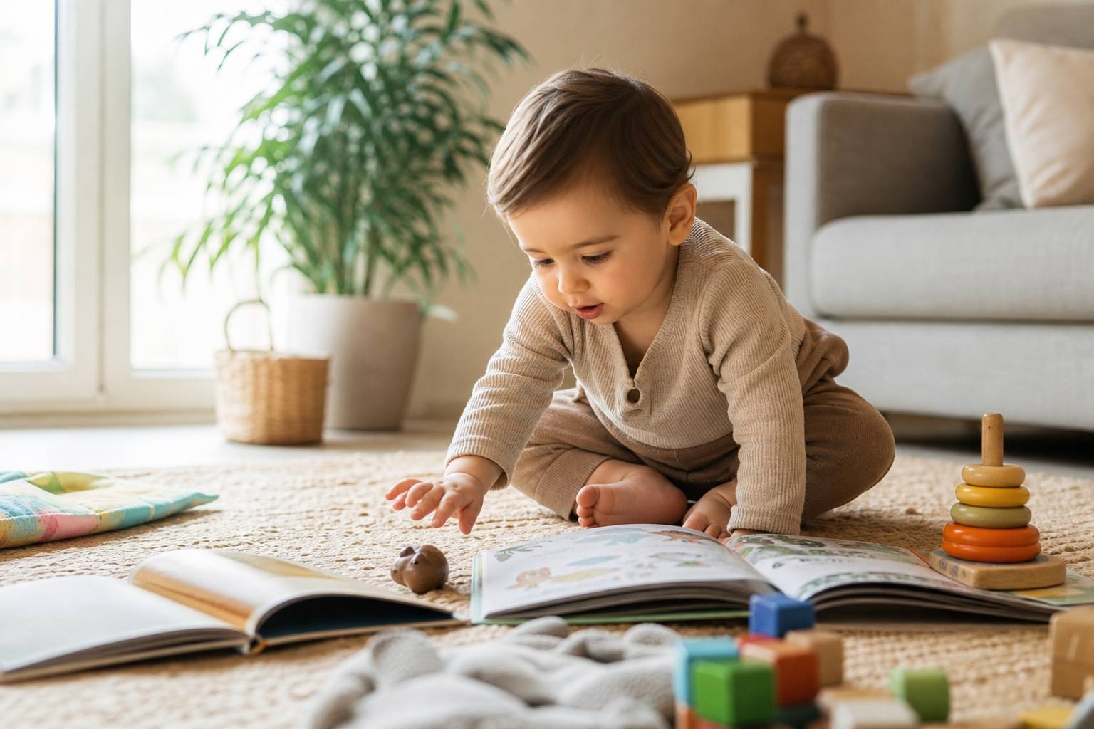 Le petit explorateur curieux : quand l'enfant touche à tout